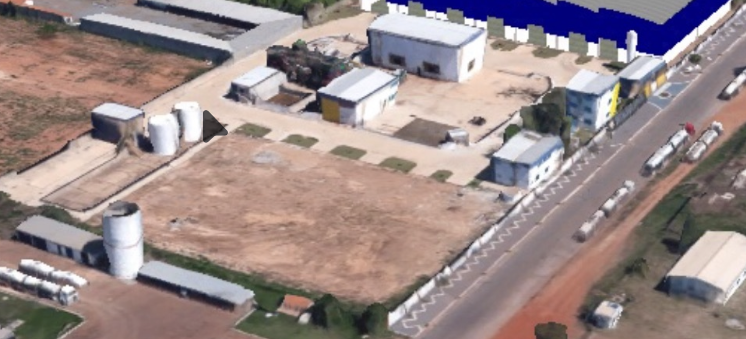 Vista Aérea da Área da Planta N7 Carbon Black